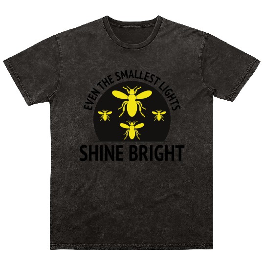 Fireflies Firefly Lightning Bug Insect Collector Mineral Wash T Shirts
