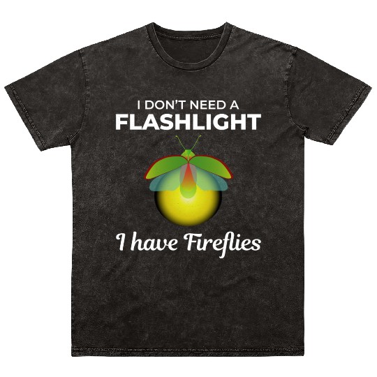 Fireflies Firefly Lightning Bug Insect Collector Mineral Wash T Shirts