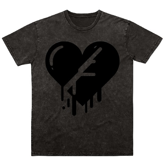 Heart broken hearts vector path15 Mineral Wash T Shirts