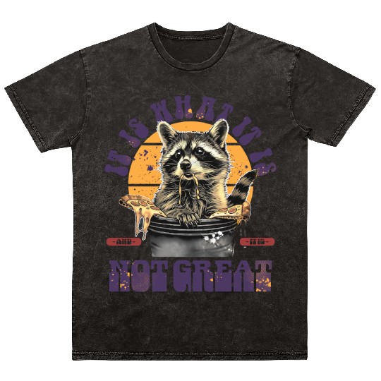 90s Racoon Bootleg Mineral Wash T Shirts