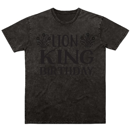 Lion King Birthday dad Mineral Wash T Shirts