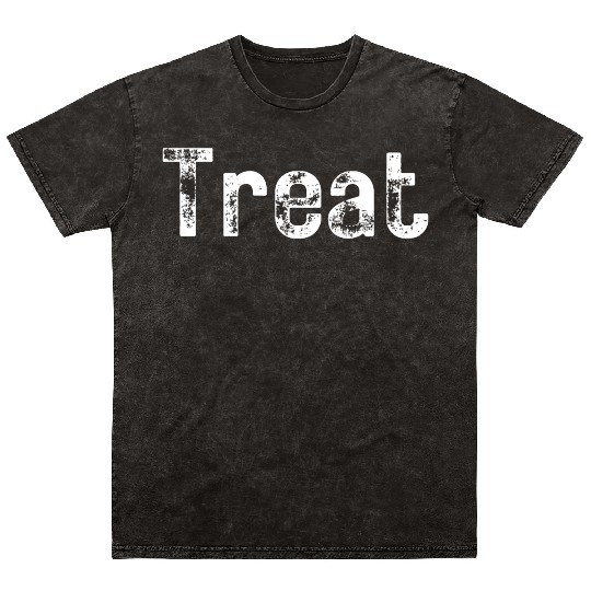 The Treat from trick or treat Mineral Wash T Shirts
