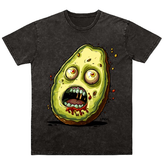 Horror of the Rotten Avocado Mineral Wash T Shirts