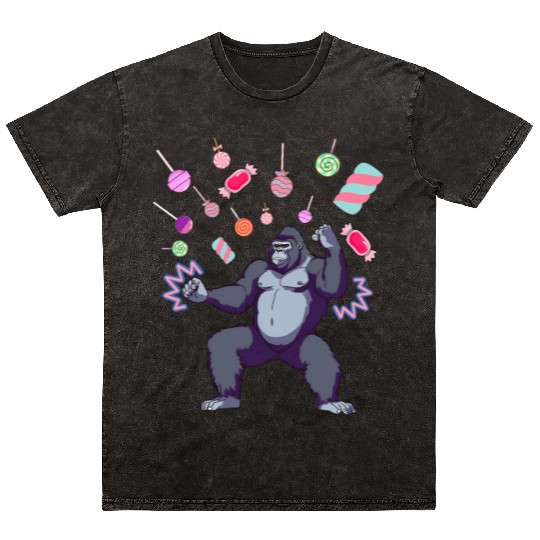 Gorilla candy Mineral Wash T Shirts