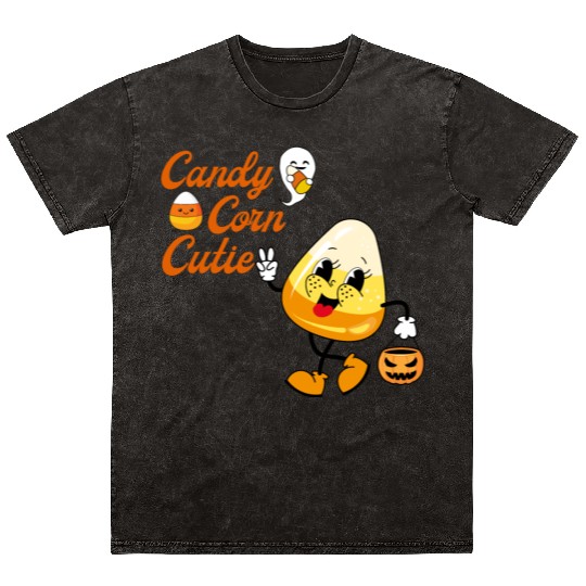 Candy Corn Cutie Mineral Wash T Shirts