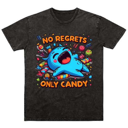 Disneyland No Regrets Only Candy Mineral Wash T Shirts
