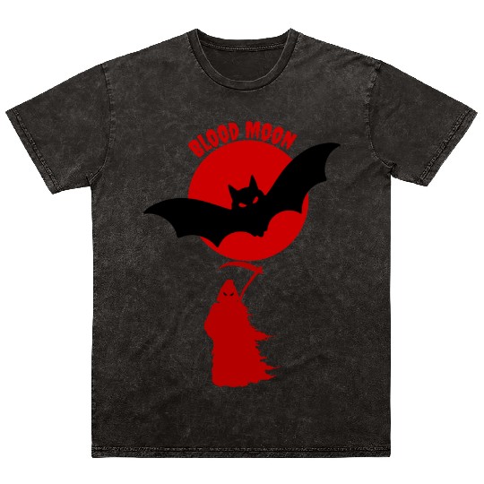 Blood Moon Majesty Mineral Wash T Shirts
