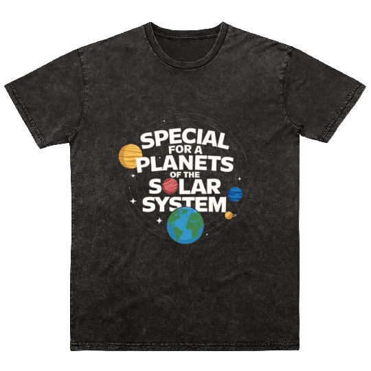 Special plantes solar system Mineral Wash T Shirts