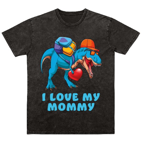 I Love My Mommy, I Heart My Mommy Mineral Wash T Shirts
