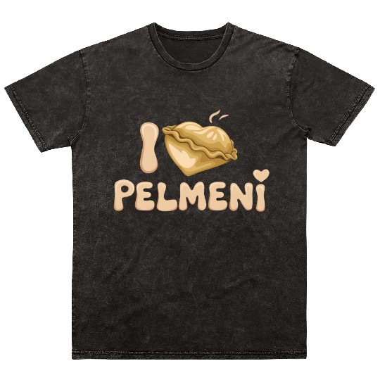 Pelmeni Dumpling Russian Comfort Food Mineral Wash T Shirts