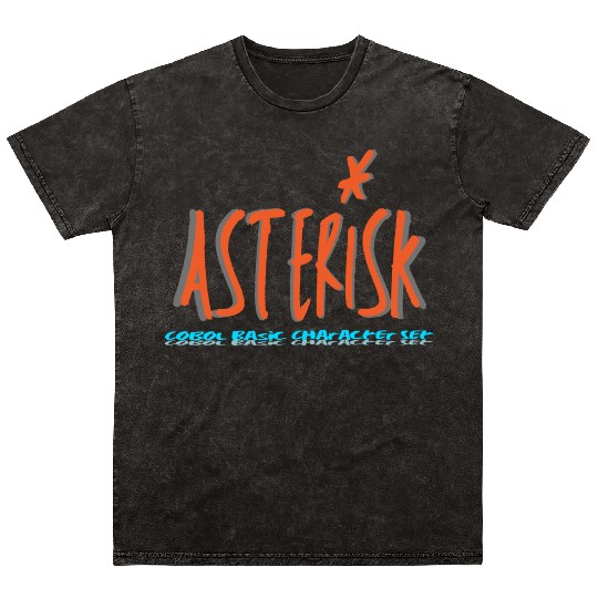 Cobol Language Basic Character Mineral Wash T Shirts