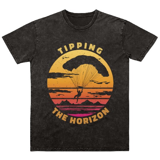Tipping the Horizon Mineral Wash T Shirts