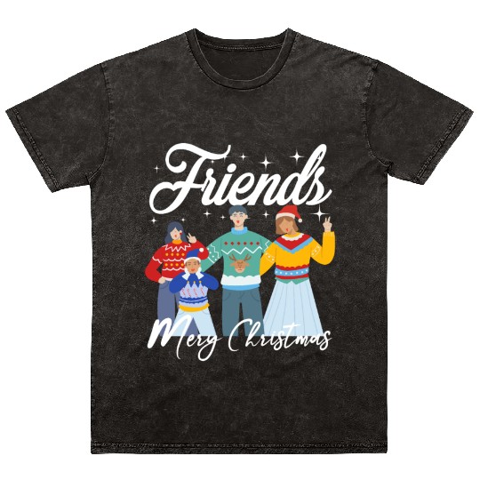 Best Friends Christmas Mineral Wash T Shirts