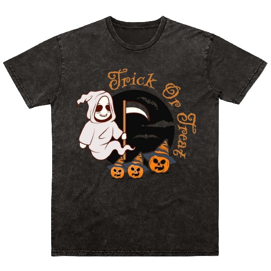 Trick or Treat - Halloween Mineral Wash T Shirts