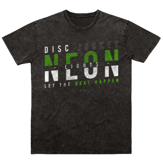 Party Record Crowd Bass Mineral Wash T Shirts