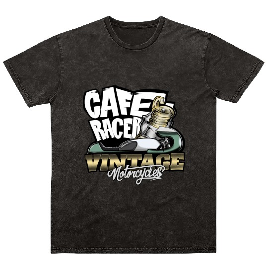 CAFE RACER VINTAGE Mineral Wash T Shirts