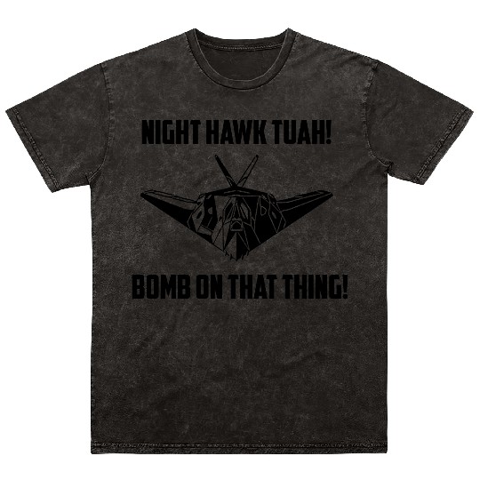 NIGHT HAWK TUAH Mineral Wash T Shirts