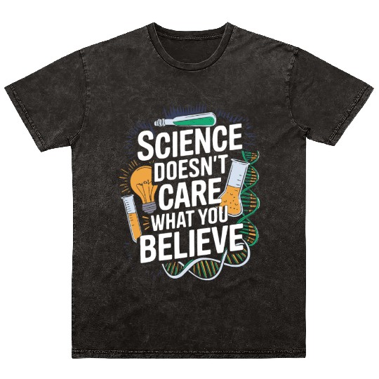 Science And Research For Atheists Mineral Wash T Shirts