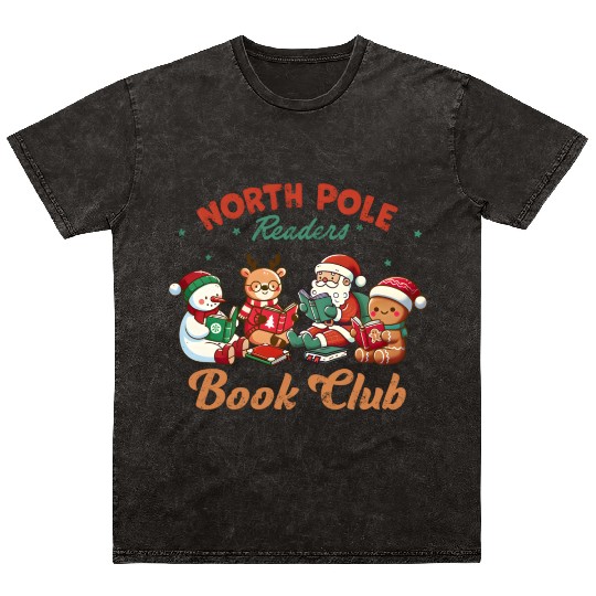 North Pole Readers Book Club ALPA STORE Mineral Wash T Shirts