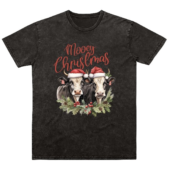 Christmas Farm, Merry Christmas Mineral Wash T Shirts