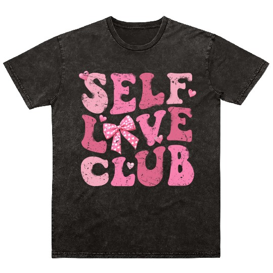 Self Love Club, Valentine Retro Mineral Wash T Shirts