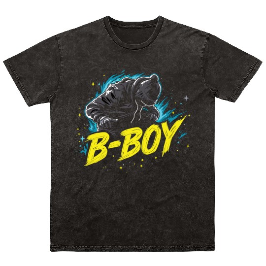 B-Boy Breakdance Breakdancer Urban Hip Hop Mineral Wash T Shirts