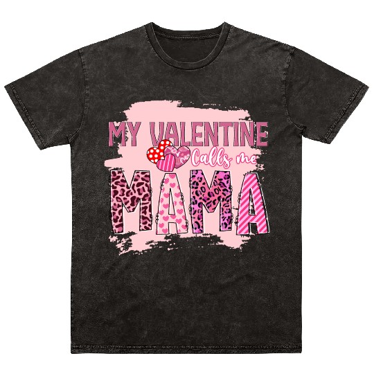 Mama Valentine, Valentines Day Mineral Wash T Shirts