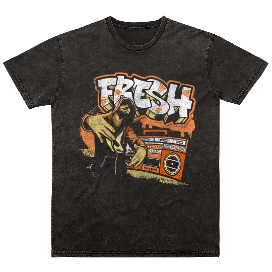 Spray Can Subway Streetwear Striking Mineral Wash T Shirts