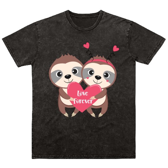 Valentines day Heart Coquette Bow Mineral Wash T Shirts