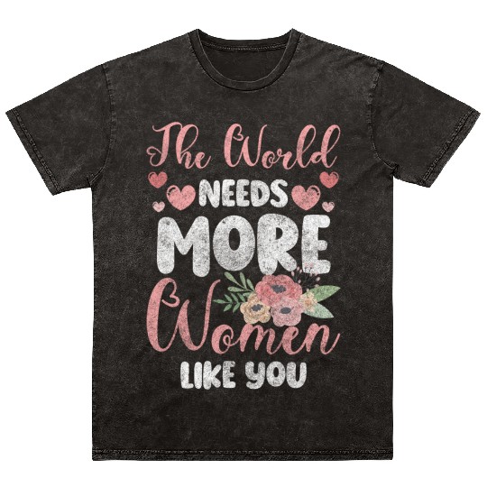 Women's Day Power Frida Kahlo Mineral Wash T Shirts