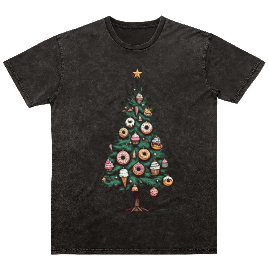 Dessert Tree Delight Mineral Wash T Shirts