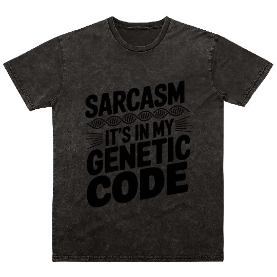 Sarcastic Genealogy DNA Test Genetics Biologist Mineral Wash T Shirts