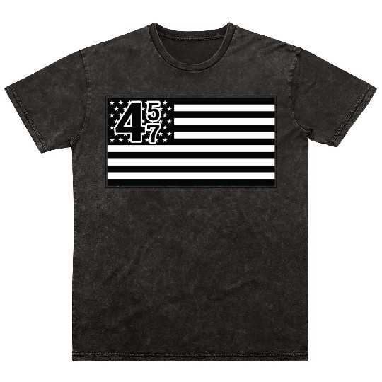 Trump 45 47 President Trump Republican Mineral Wash T Shirts