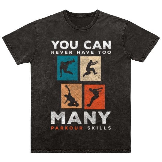 Freerunner Extreme Sport Underground Adventure Mineral Wash T Shirts