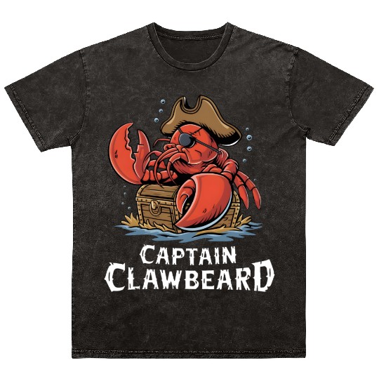 Pirate Lobster Mineral Wash T Shirts