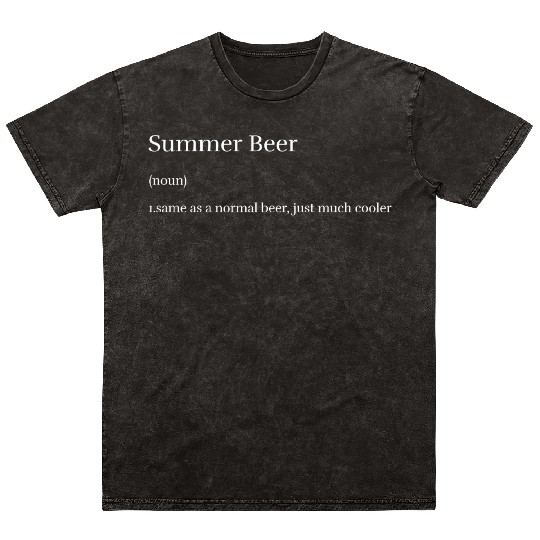 Summer Beer Mineral Wash T Shirts