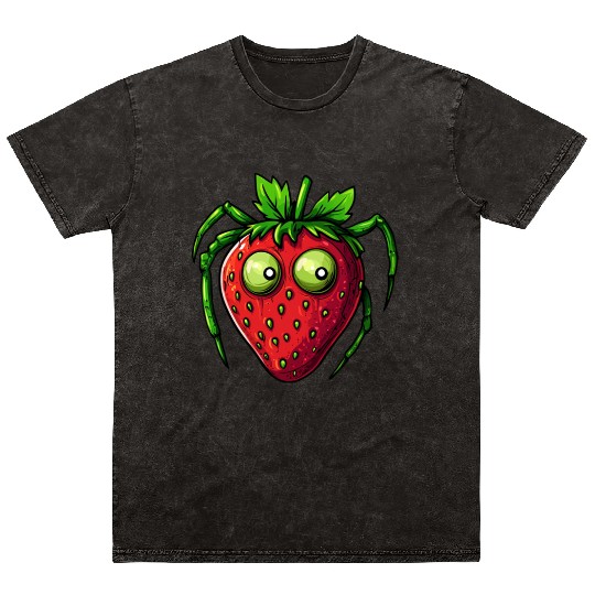 Strawberry Spider Strawberry Spider Mineral Wash T Shirts