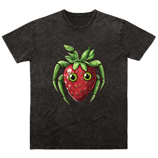 Strawberry Spider Strawberry Spider Mineral Wash T Shirts