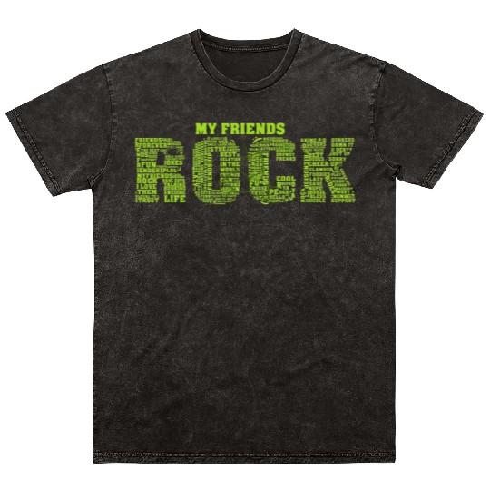 My Frineds fraternity Mineral Wash T Shirts
