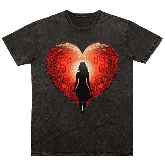Valentine's Day Mineral Wash T Shirts