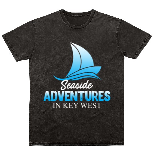 FLORIDA KEYS SEA ADVENTURES IN KEY-WEST Keys Mineral Wash T Shirts