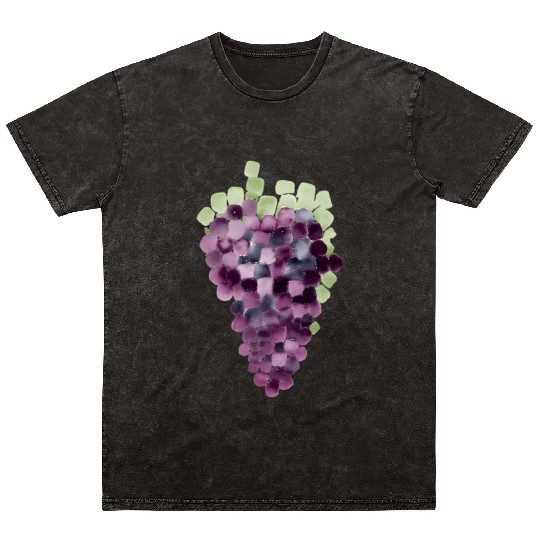 Grape Mosaic Mineral Wash T Shirts