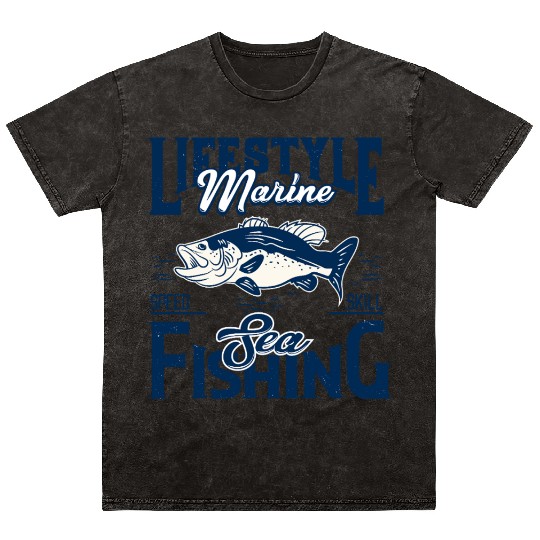 Marine Lifestyle – Sea Fishing Mineral Wash T Shirts