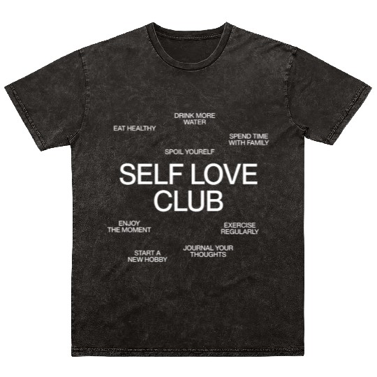 Self Love Club Mineral Wash T Shirts