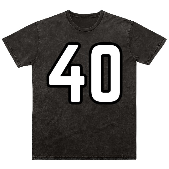 40th birthday Mineral Wash T Shirts