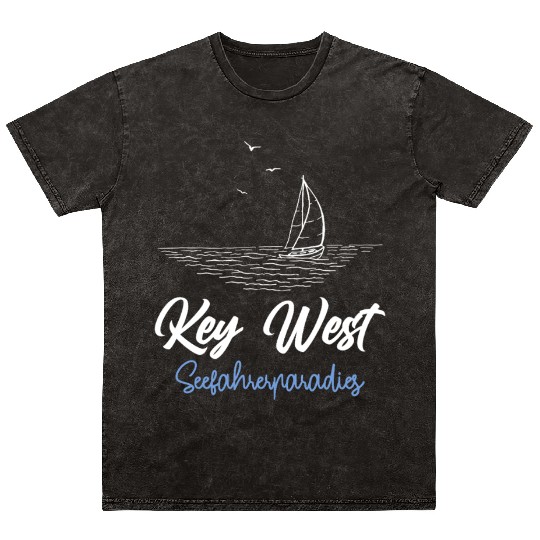FLORIDA KEYS SEA ADVENTURES IN KEY-WEST Keys Mineral Wash T Shirts