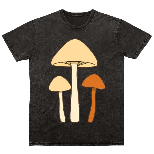 Mushroom Magic Mineral Wash T Shirts