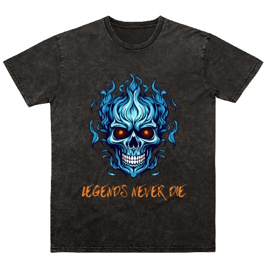 Legends never die Mineral Wash T Shirts