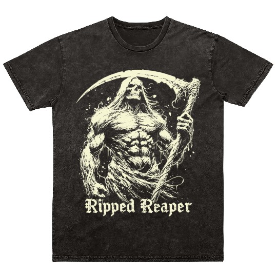Ripped Reaper Mineral Wash T Shirts