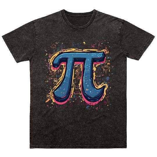 Pi Day Math Lover – Geeky & Fun Design Mineral Wash T Shirts